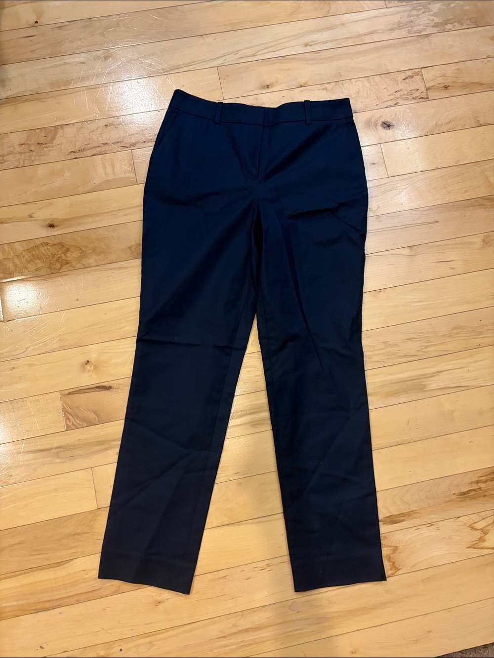 Boden Dark Navy Straight Trousers